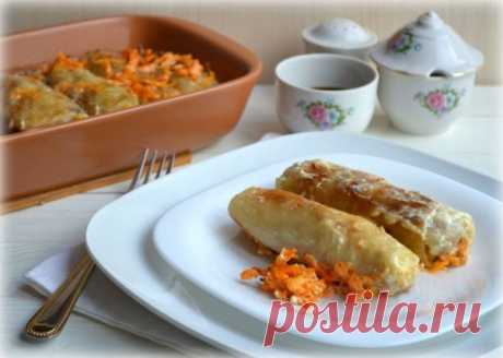 Постные голубцы с рисом