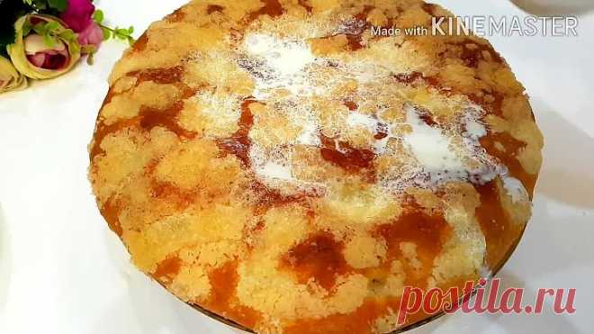 ЗНАМЕНИТЫЙ САХАРНЫЙ ПИРОГ! ВОЗДУШНЫЙ Как ПУХ! Минимум Времени и Хлопот!Мягк