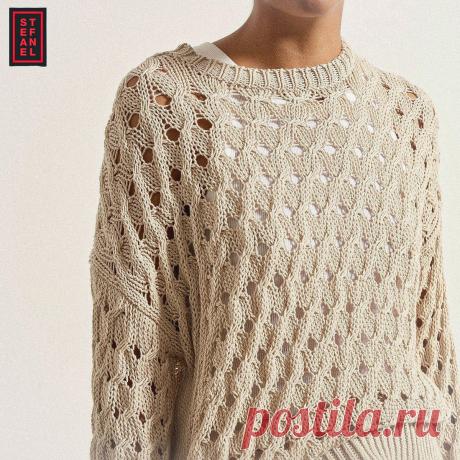 Моё недавнее открытие и новый любимчик. Stefanel — вяжем по мотивам бренда | Вяжем вместе! | Дзен