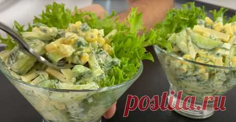 Ходовой и очень вкусный салат "Одесса" за 5 минут, всё смешал и готово! Быстрый рецепт с Чесночной Заправкой Ходовой и очень вкусный салат "Одесса" за 5 минут, всё смешал и готово! Быстрый рецепт с Чесночной Заправкой