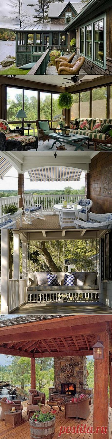 (+1) тема - Веранда - фотопримеры | УЮТНЫЙ ДОМ | советы