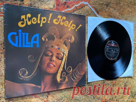 GILLA – Help! Help!  - LP - HANSA 25 084OT RARE МАТРИЦЫ A1:B1 Germany 1 й 1977