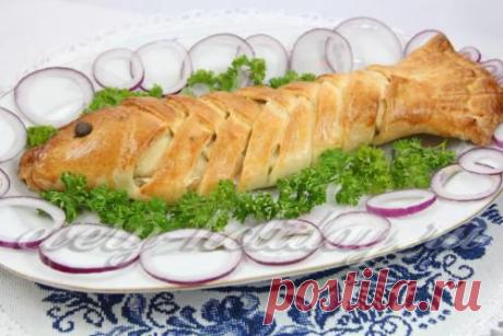 Запеченная рыба в тесте: рецепт