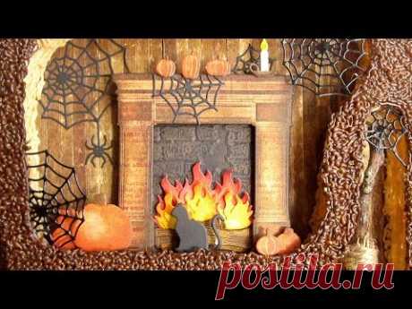 Halloween Shadow Box with 3D Pen