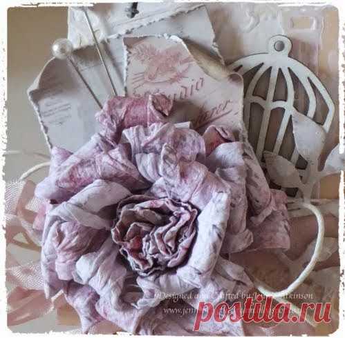 Live The Dream: Paper Rose Tutorial