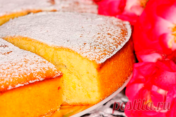 Пышный бисквит на кефире, который получится даже у самой неопытной хозяйки!