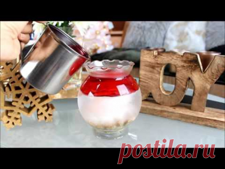 DIY Vela de Gel con Agua