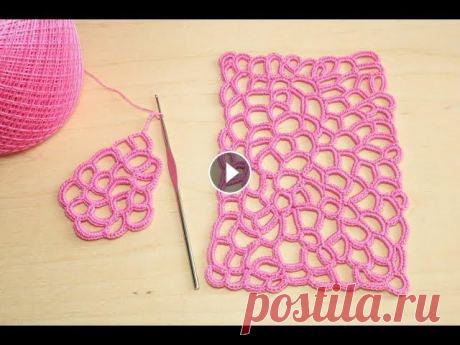 Вязание крючком УЗОР СЕТОЧКА обвязанная столбиками без накида crochet Простая нерегулярная сеточка обвязанная столбиками без накида, связанная крючком.Нерегулярная сеточка для ирландского кружева.Спасибо за подписку на м...