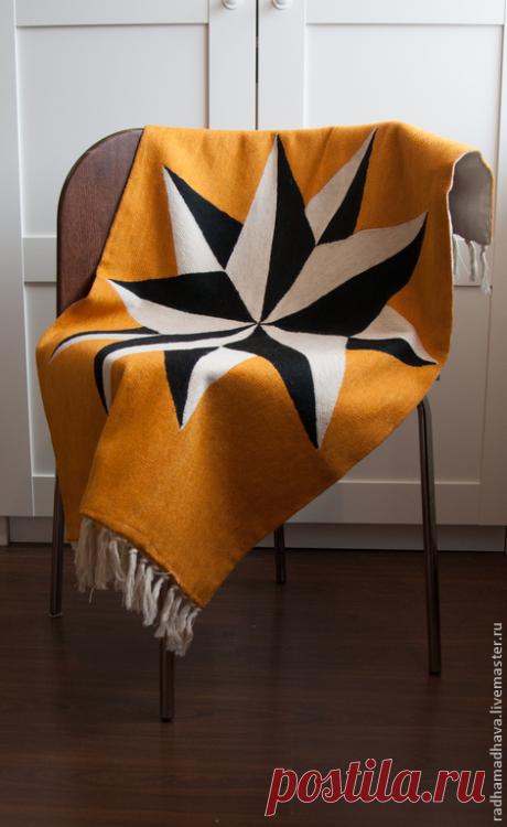 Купить Ковер ручной работы (100% шерсть) - оранжевый, коврик, ковер, коврик для детской