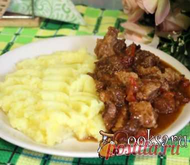 Свинина тушеная с овощами фото рецепт приготовления