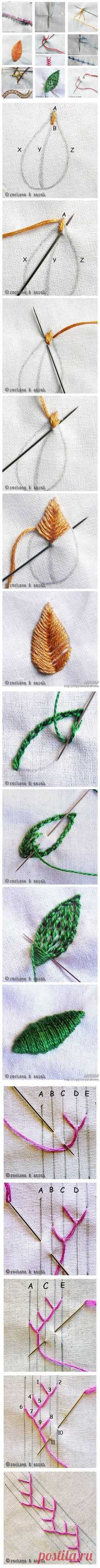 ПРИЕМЫ ВЫШИВКИ