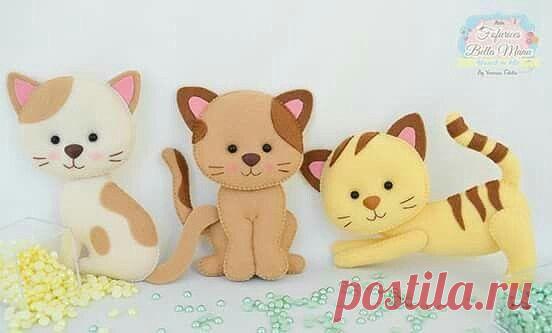 Шьем очаровательных котят — Поделки с детьми