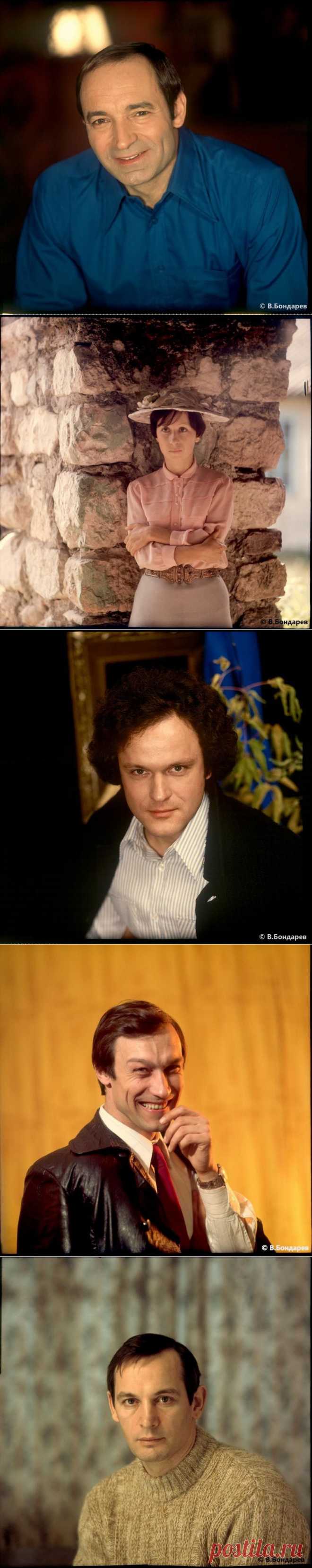 Портреты легендарных актёров советского театра и кино. Фотограф Владимир Бондарев. | В мире интересного