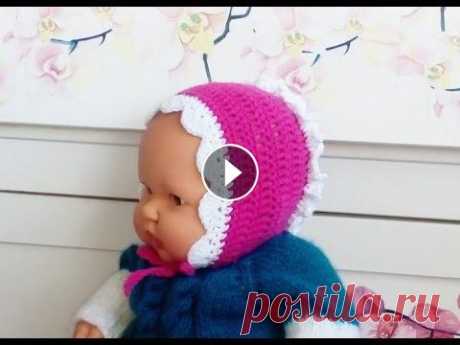 Чепчик крючком для новорожденного_Cap crochet for newborn #чепчиккрючком #вязаниекрючком В этом видеоуроке я предлагаю Вам связать вместе со мной чепчик крючом для новорожденного. Мой чепчик на возраст от 0 до 3 месяцев, на обхват головы 3...