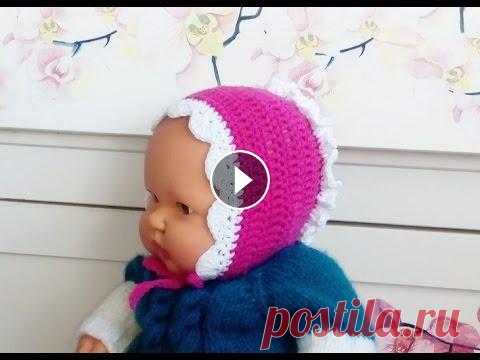 Чепчик крючком для новорожденного_Cap crochet for newborn #чепчиккрючком #вязаниекрючком В этом видеоуроке я предлагаю Вам связать вместе со мной чепчик крючом для новорожденного. Мой чепчик на возраст от 0 до 3 месяцев, на обхват головы 3...