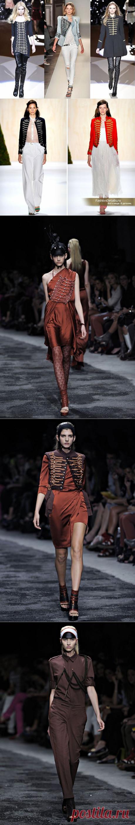 Элементы декора в стиле историческго милитари (трафик) / Детали / Модный сайт о стильной переделке одежды и интерьера