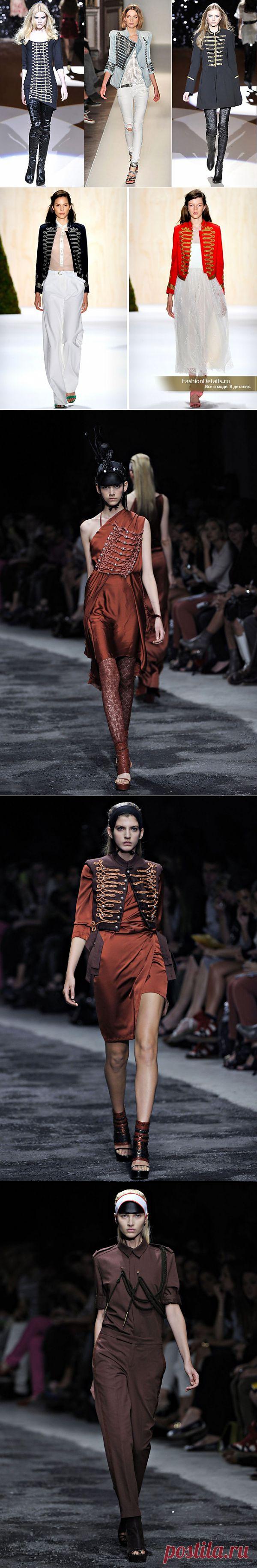 Элементы декора в стиле историческго милитари (трафик) / Детали / Модный сайт о стильной переделке одежды и интерьера