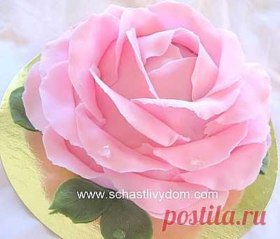 Торт-Роза. Мастер-класс..