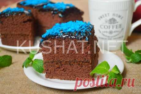 Шоколадный торт со сгущенкой и глазурью. Рецепт с фото &amp;bull; Кушать нет