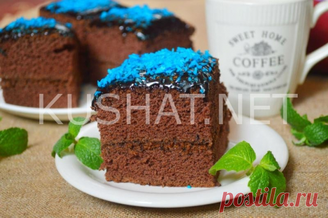 Шоколадный торт со сгущенкой и глазурью. Рецепт с фото &bull; Кушать нет