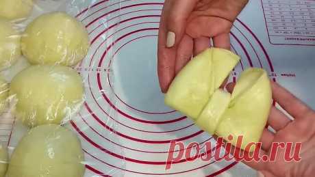 Мягкие, воздушные и очень красивые домашние булочки.