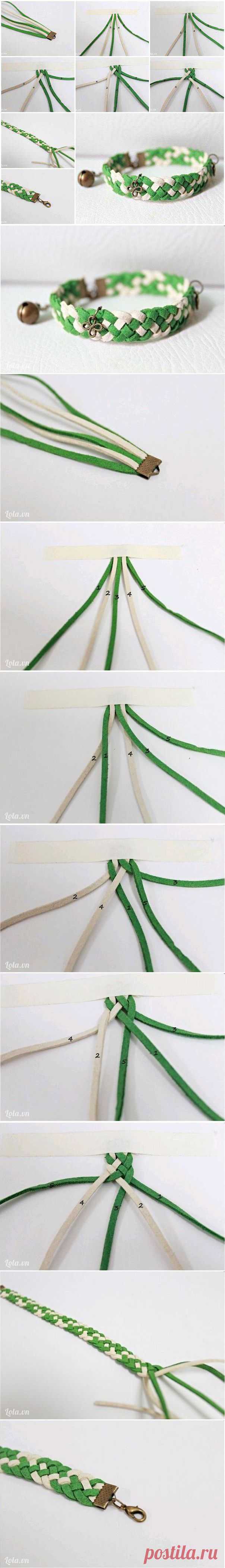 DIY Easy Braided Bracelet | iCreativeIdeas.com