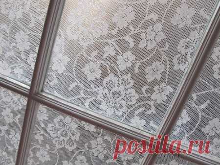 Кружева на окнах: красивый способ избавиться от навязчивых взглядов с улицы | Мой дом