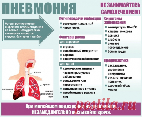 Осторожно, пневмония! Как распознать на ранних стадиях и помочь себе в