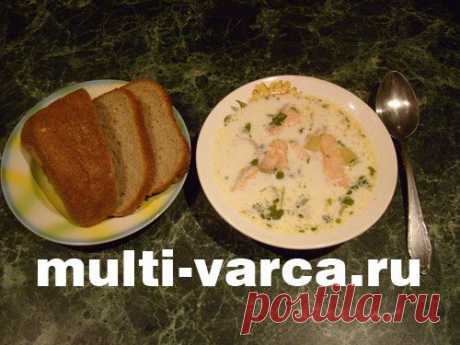 Уха по-фински из форели в мультиварке
