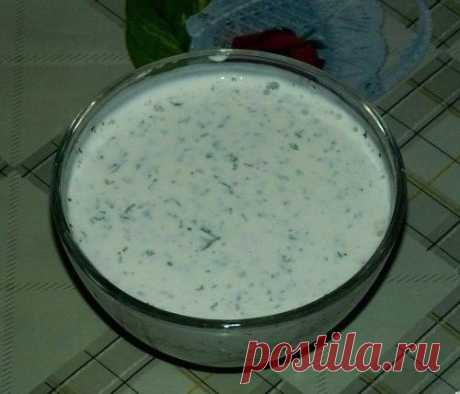 Сметанно-чесночный соус