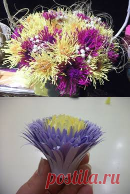 астры из гофрированной бумаги своими руками - Поиск в Google