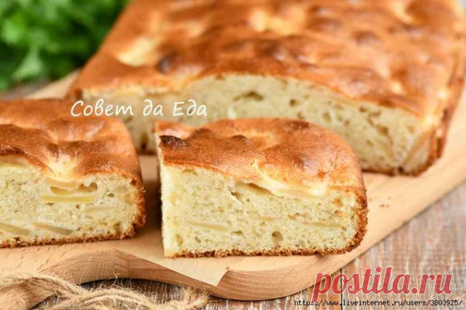 Вкуснее шарлотки: пирог с яблоками из быстрого теста к чаю на каждый день