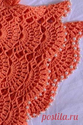 Как связать майку крючком