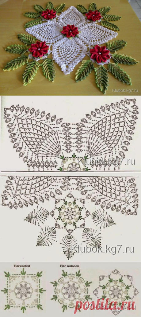 Красивая салфетка