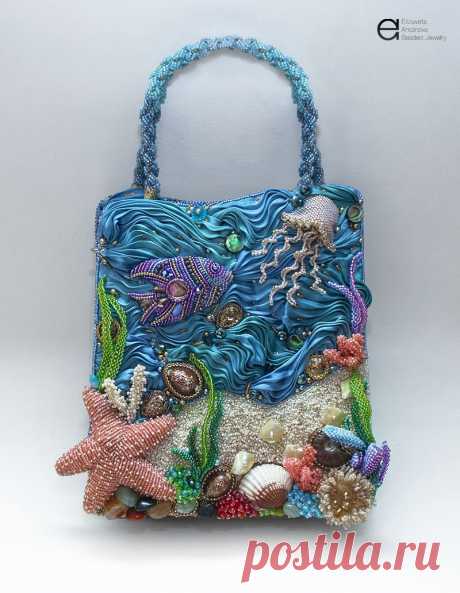 Финалист Bead Dreams сумочка "Подводное царство" | biser.info - всё о бисере и бисерном творчестве