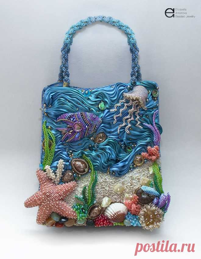 Финалист Bead Dreams сумочка "Подводное царство" | biser.info - всё о бисере и бисерном творчестве