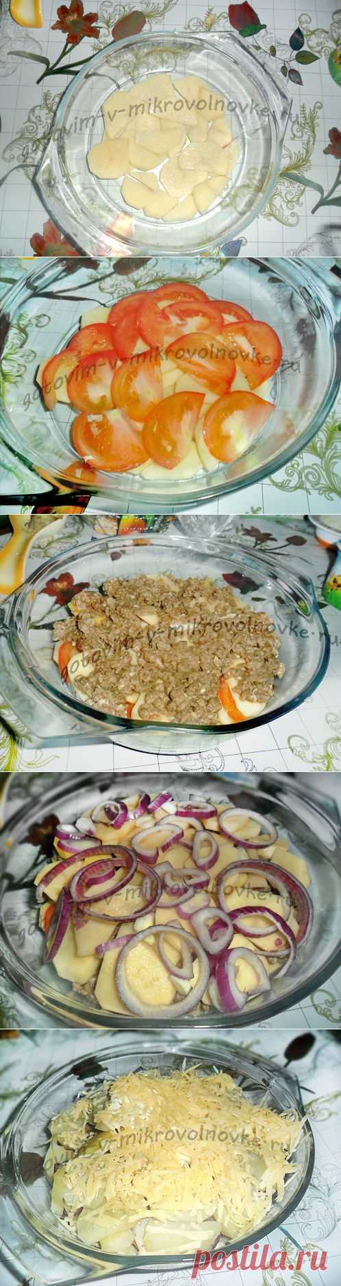 Мясная запеканка в микроволновке: рецепт с фаршем (с фото)