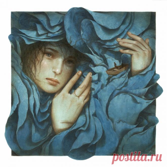 Мне кажется жизнь это зал ожиданий... ~ Художница Тран Нгуйен (Tran Nguyen)