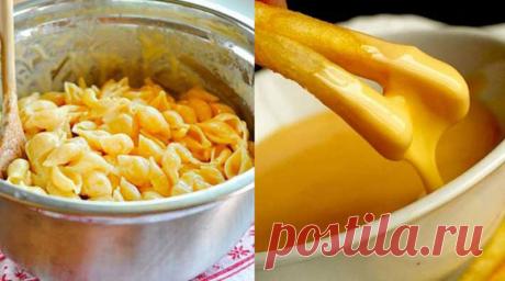 Как сделать сырный соус к макаронам или картошке.