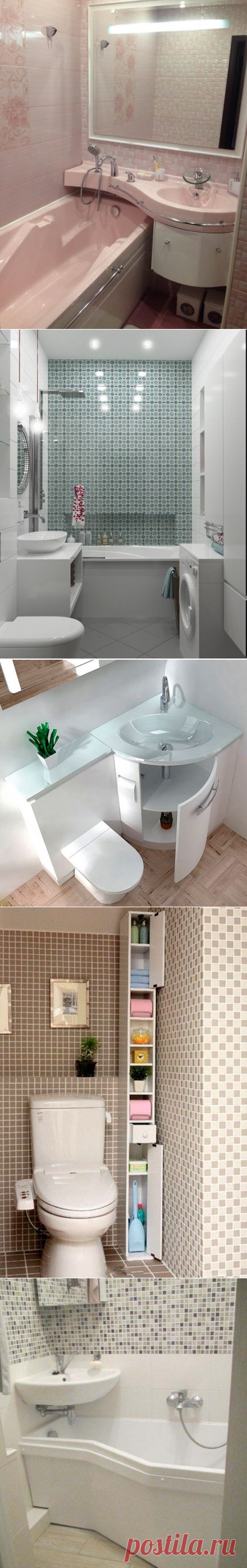 Дизайн маленькой ванной комнаты — Сделай сам, идеи для творчества - DIY Ideas