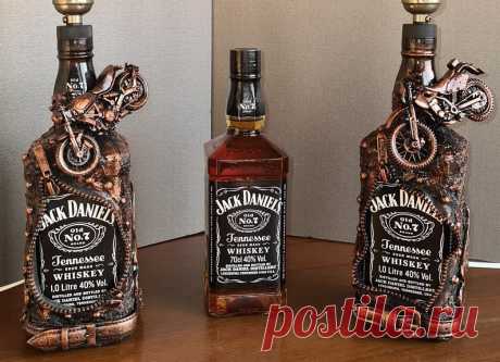 EXCLUSIVE Christmas Gift Jack Daniels Whiskey Bottle lamp | Etsy