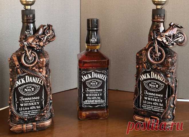 EXCLUSIVE Christmas Gift Jack Daniels Whiskey Bottle lamp | Etsy