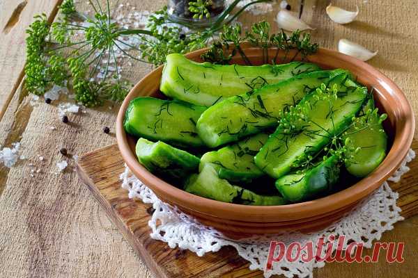 Огурцы в остром маринаде - Секреты.нет