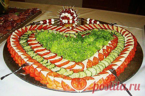 УКРАШЕНИЕ ДОМАШНИХ БЛЮД.Рецепты, пошаговые фото Овощная тарелка ♥♥♥ - Простые рецепты Овкусе.ру