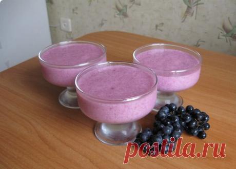 Виноградный сливочный крем-мусс