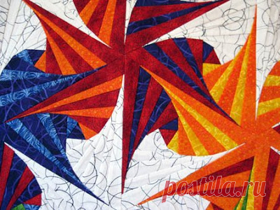 Valentine Quiltworks: Twisted Log Cabin Quilt