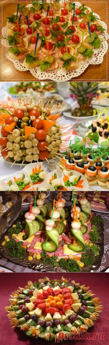 Все для фуршета! (популярные рецепты канапе).