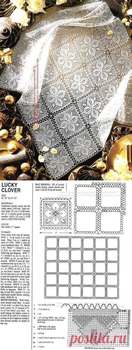Вязаные скатерти - самая необходимая вещь для летней винтажно-дачной сервировки....