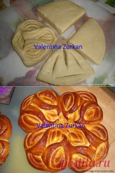 разделка теста.