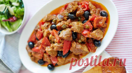 СОФРИТО, РАГУ ИЗ СВИНИНЫ С ПАПРИКОЙ